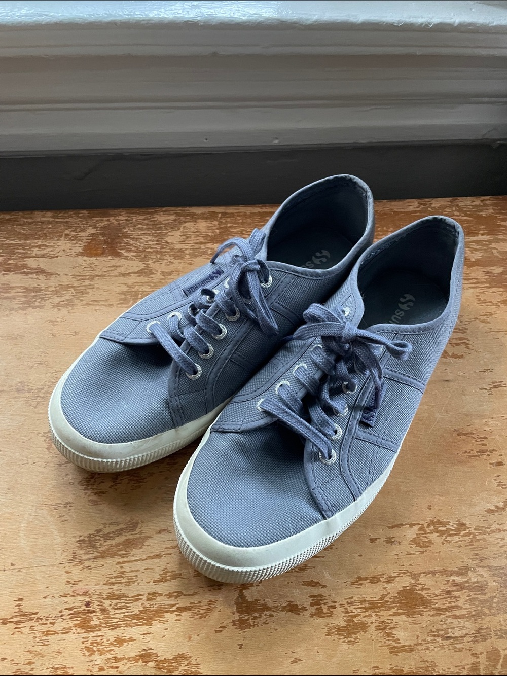 Superga women’s Canvas Sneakers in Slate Blue